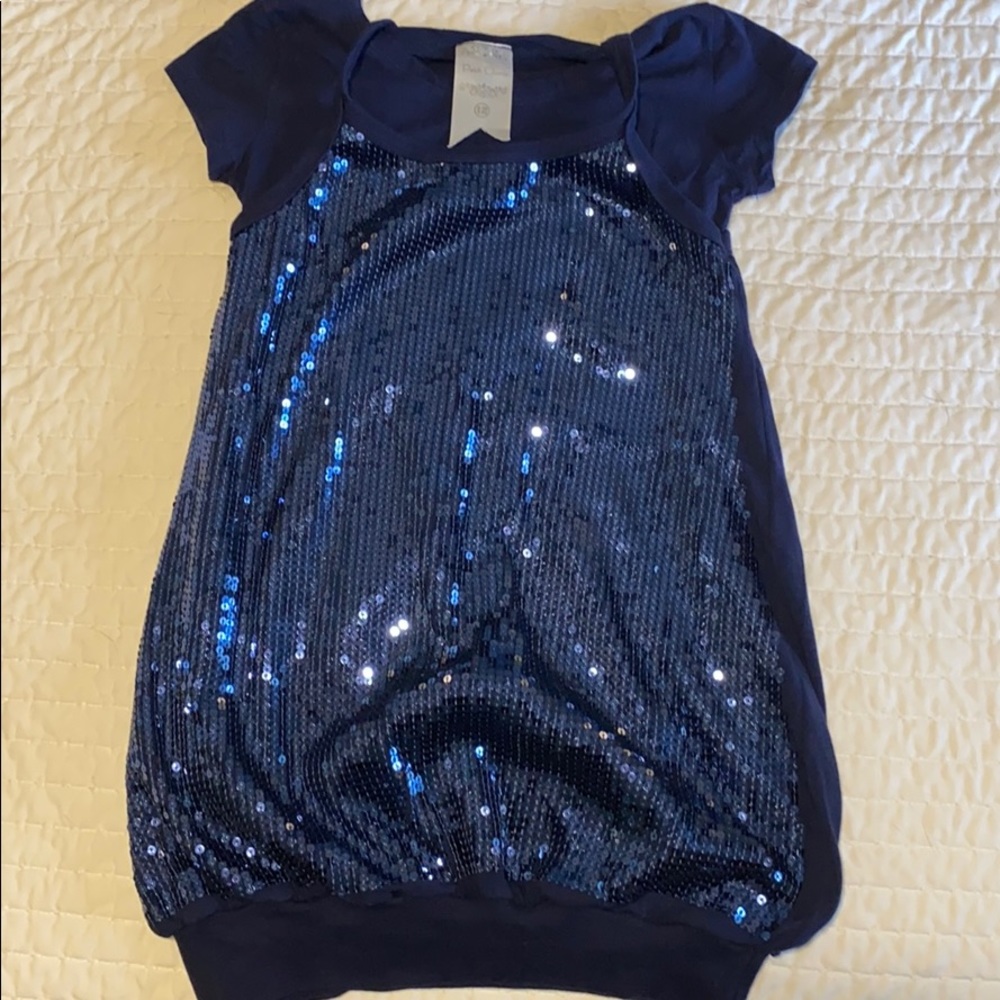 Girls casual sequin dress